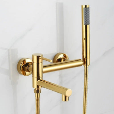 mitigeur douche couleur or