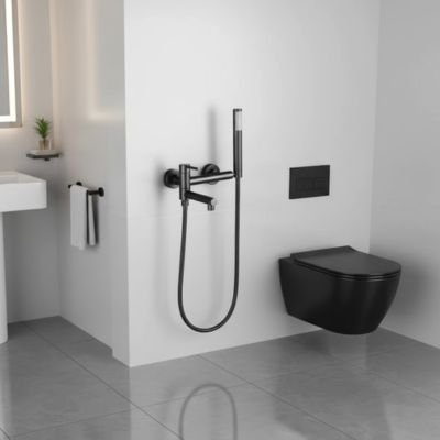 Mitigeur douche la douchette pouvant servir à nettoyer toilette