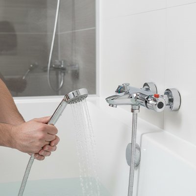 Mitigeur thermostatique utilisé pour le bain 